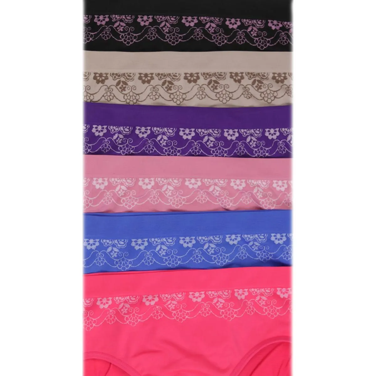 6-Pack: Seamless Stretch Panties Classic Bikini