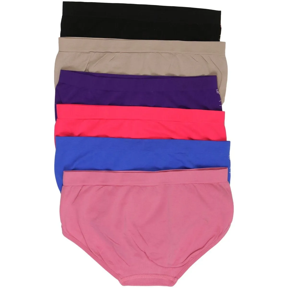 6-Pack: Seamless Stretch Panties Classic Bikini