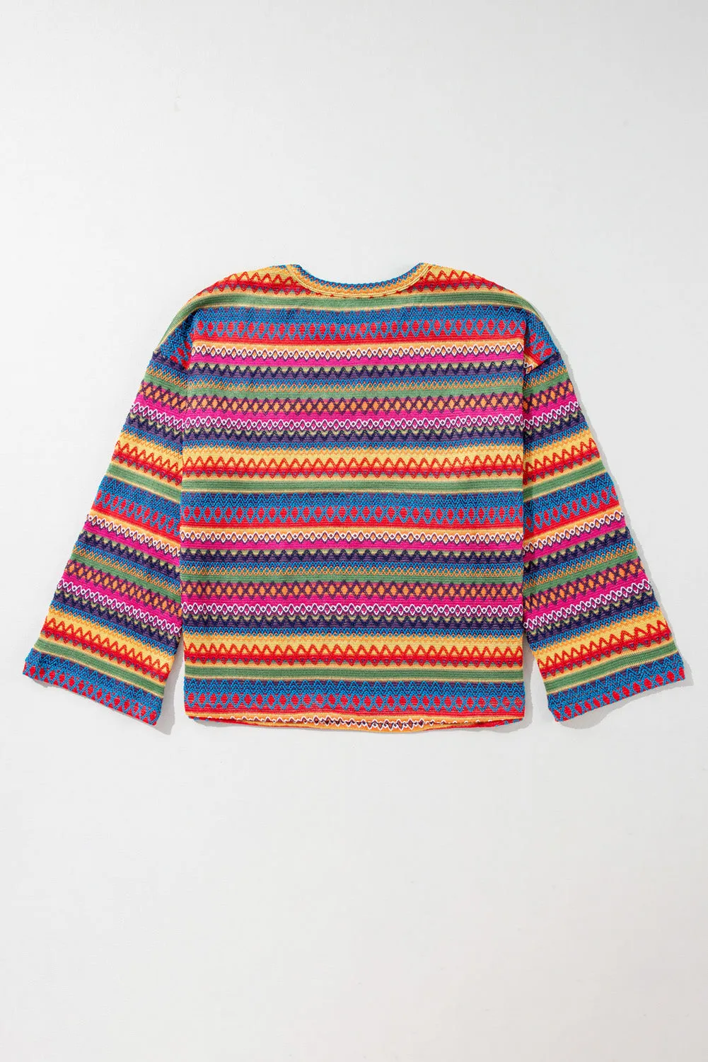 Bohemian Rainbow Sweater