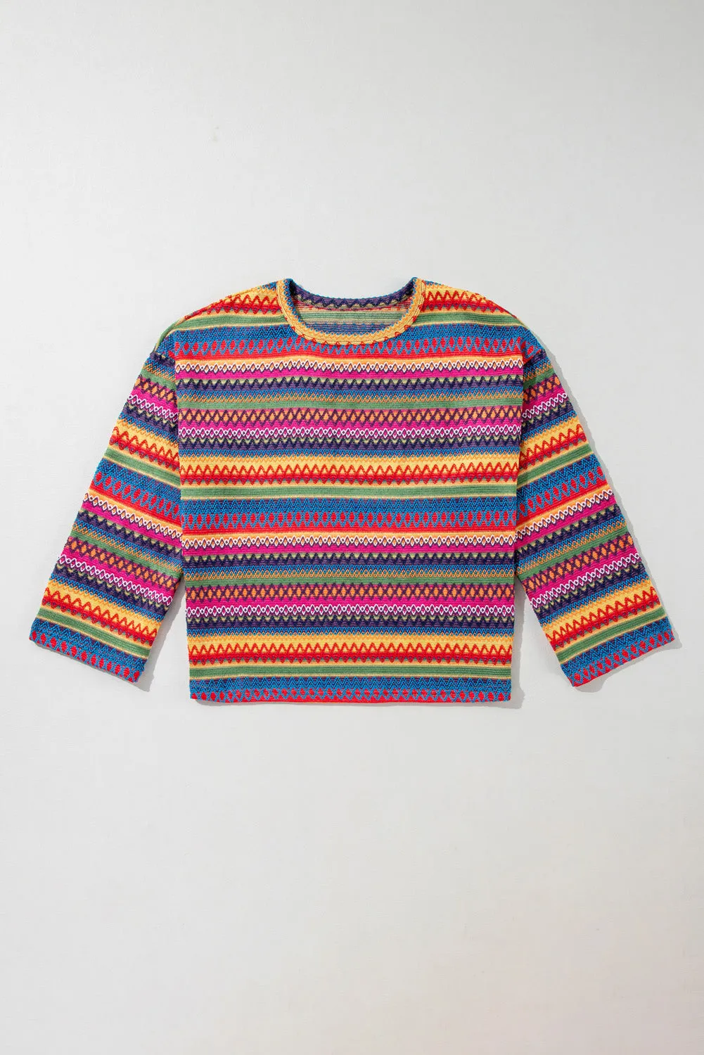 Bohemian Rainbow Sweater