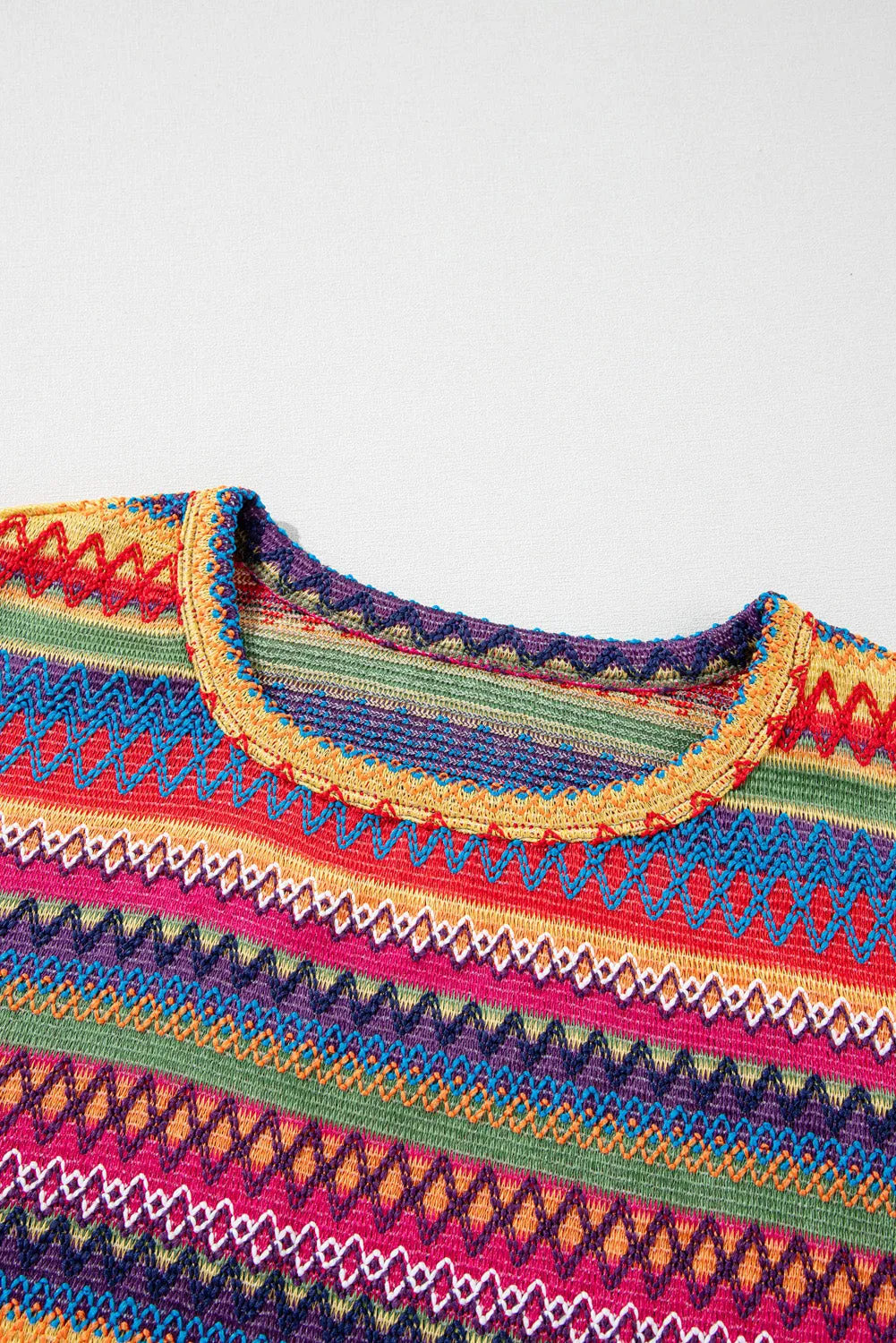Bohemian Rainbow Sweater