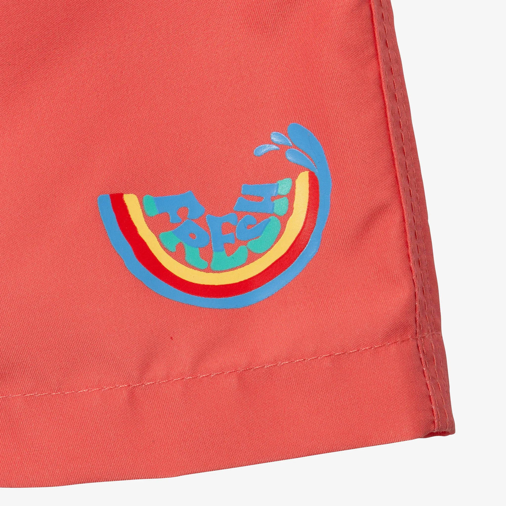 Boys' orange swim shorts