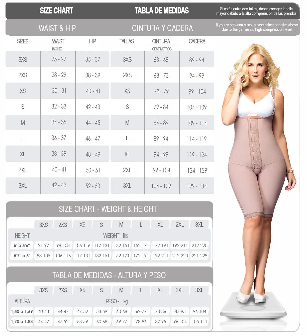 D'Prada Shapewear: 47 - Bodysuit 3 Stage Faja