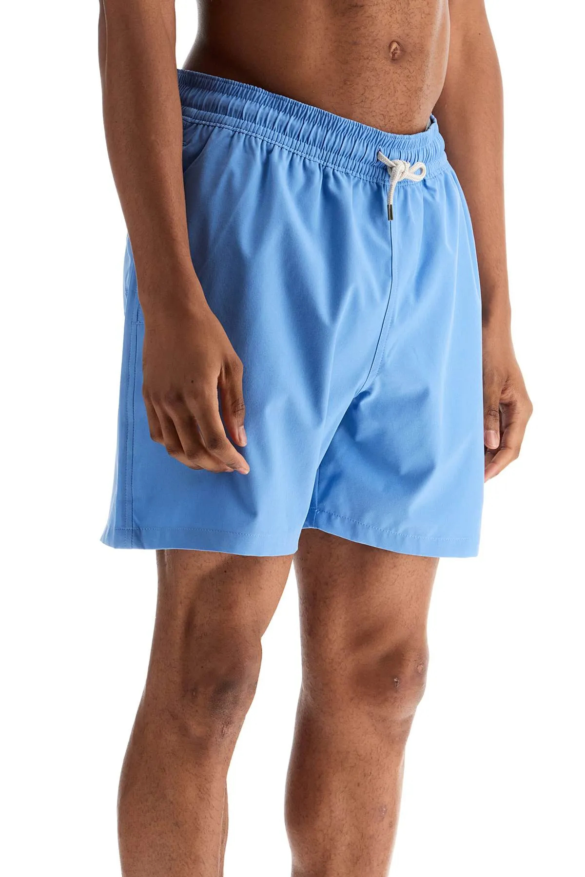 Embroidered Swim Trunks