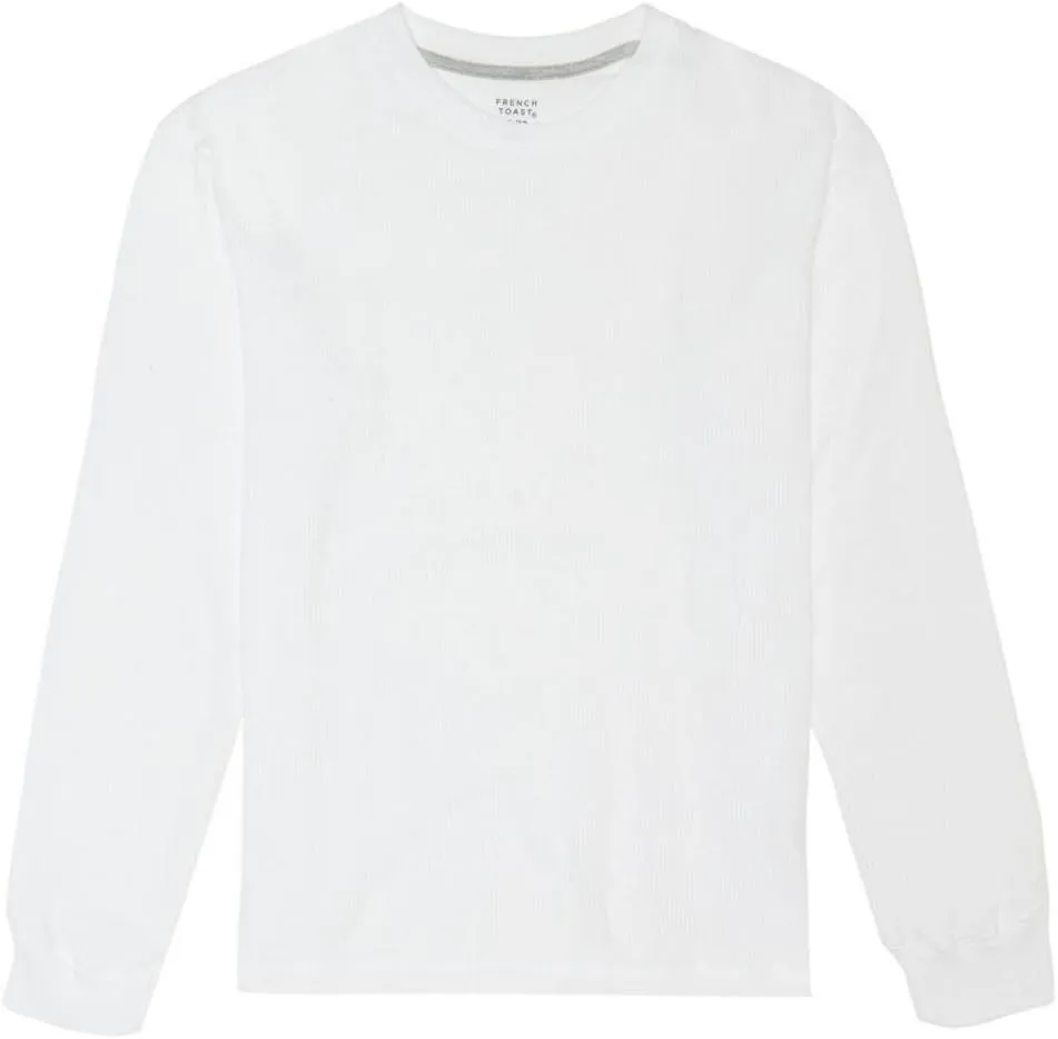 French Toast Boys' Long Sleeve Crewneck Thermal