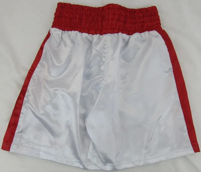 Larry Holmes Signed Easton Assassin Boxing Trunks Shorts JSA Witness