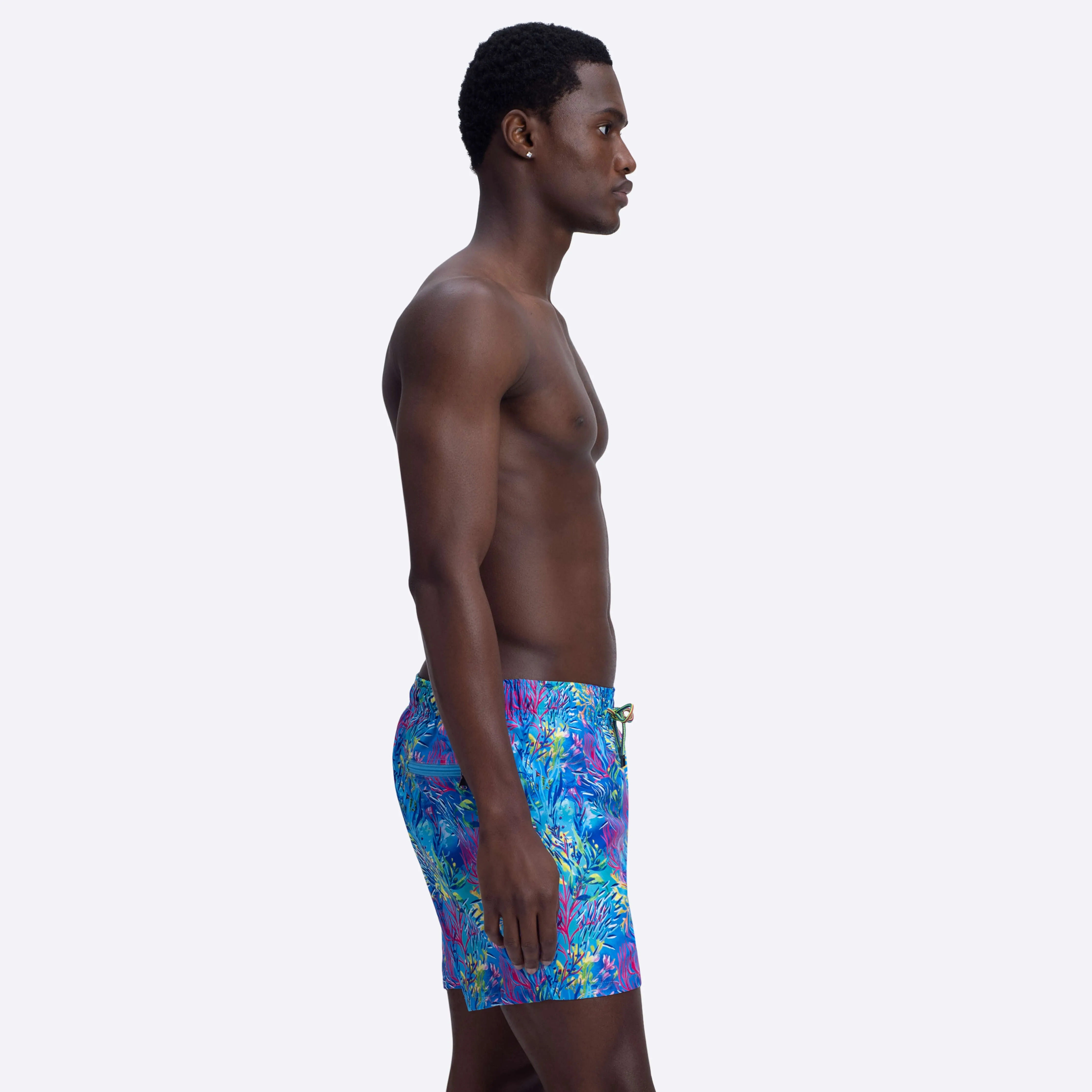 MAX Marine Life Print Swim Trunks