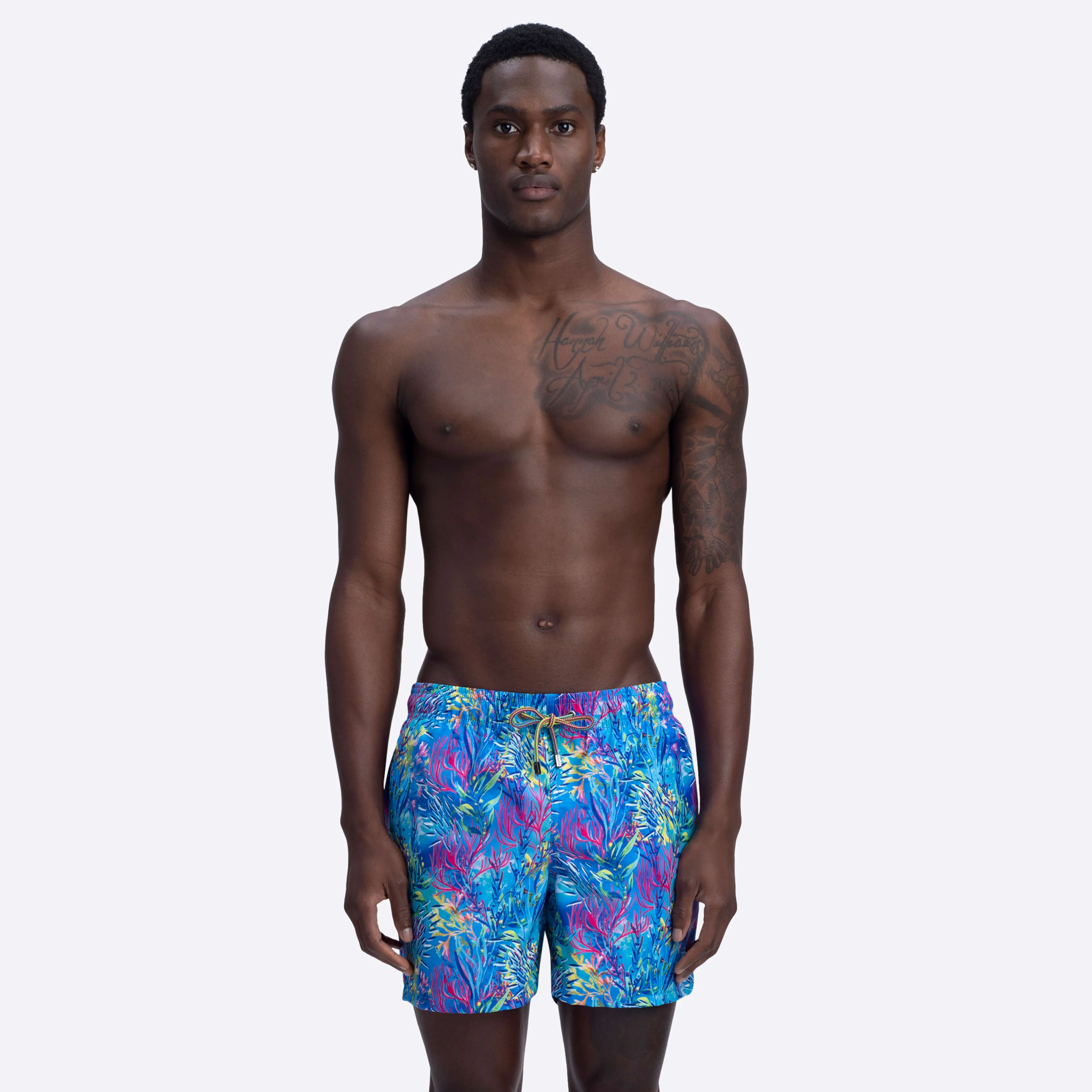 MAX Marine Life Print Swim Trunks