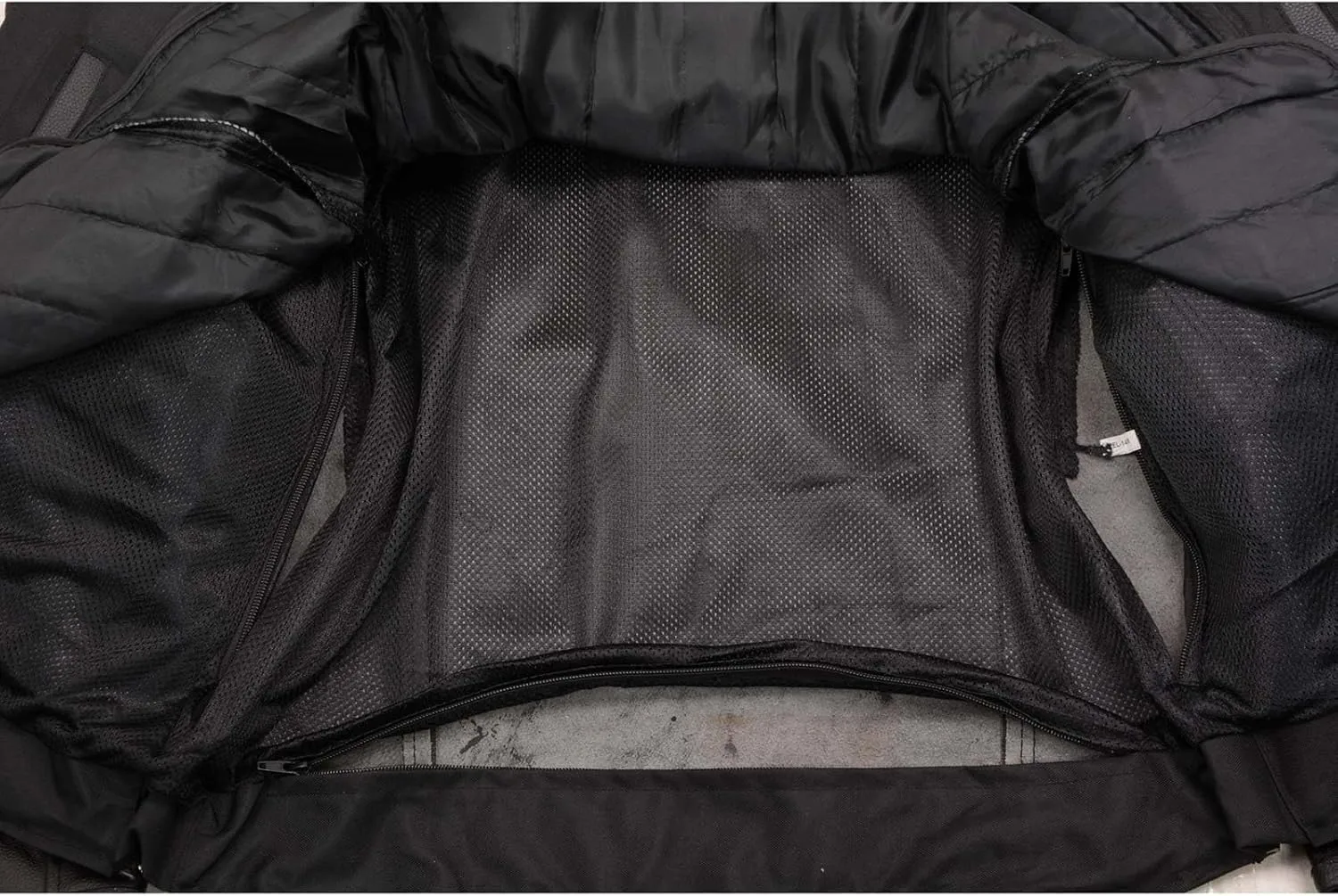 Men's Black Sporty Scooter Crossover Motorcycle Riding Leather Jacket EL1408