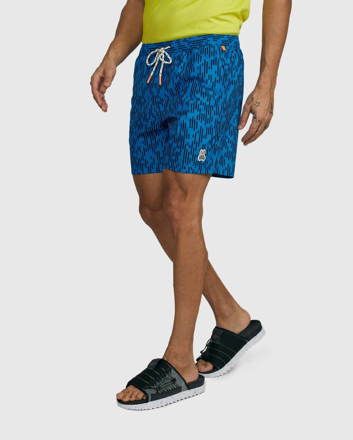 MENS CARSON STRIPE SWIM TRUNKS - B6W325S1PO