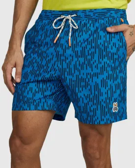 MENS CARSON STRIPE SWIM TRUNKS - B6W325S1PO