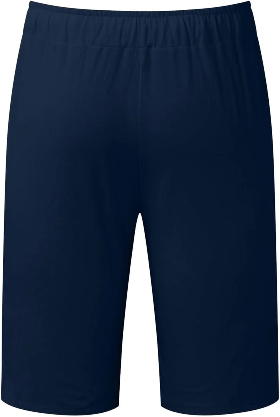 Mens Cotton Linen Shorts Casual Elastic Waist Lightweight Vacation Summer Beach Shorts with Pockets