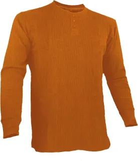 Men's Henley Thermal Shirts - Big and Tall - Heavy Weight THLS
