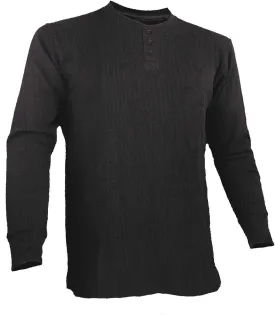 Men's Henley Thermal Shirts - Big and Tall - Heavy Weight THLS