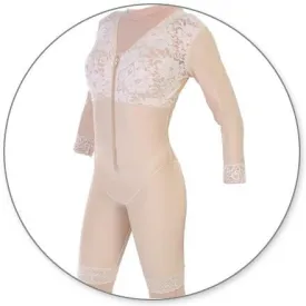 Mid Thigh Body Shaper with Sleeves - Contour MD Style 27S