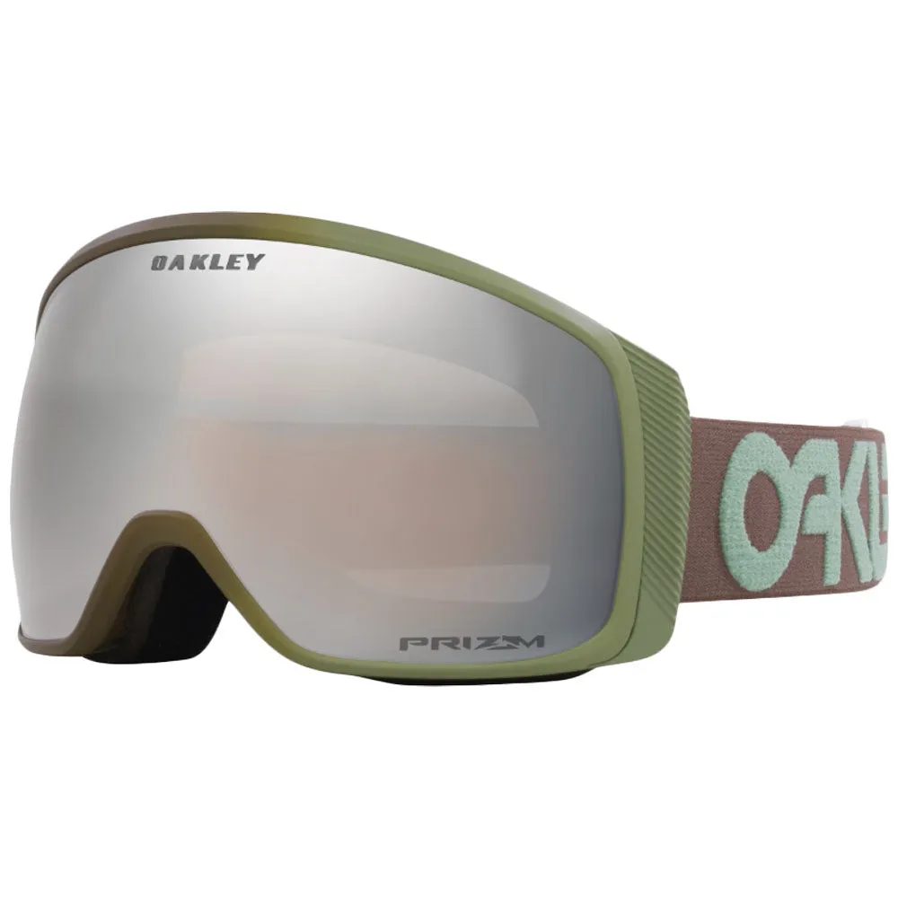 Oakley OO7105-69 Flight Tracker Goggles Prizm Black Iridium Lenses B1b Jade Carafe Strap -