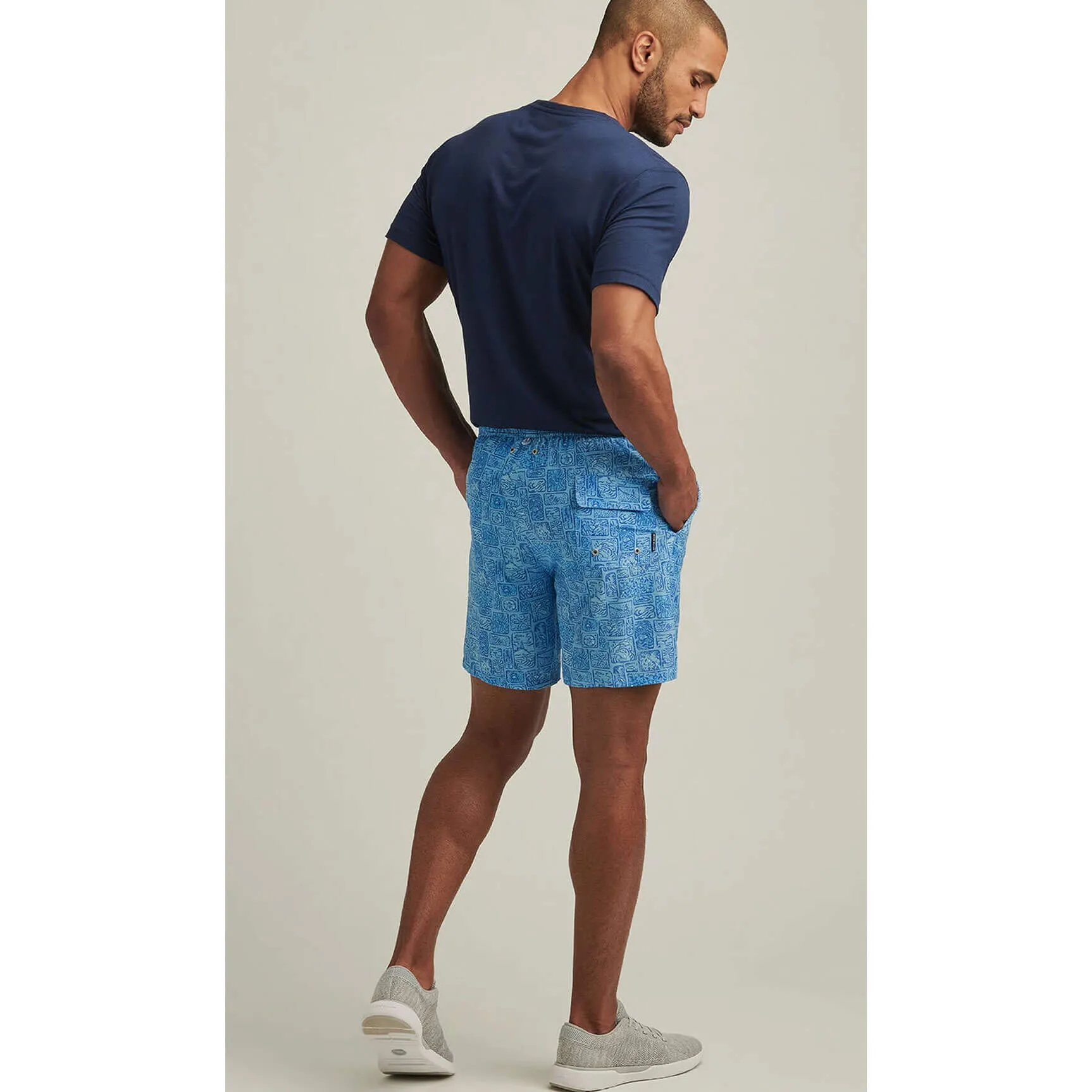 Peter Millar Men's 7-Inch Vitamin Sea Swim Trunks - Maya Blue