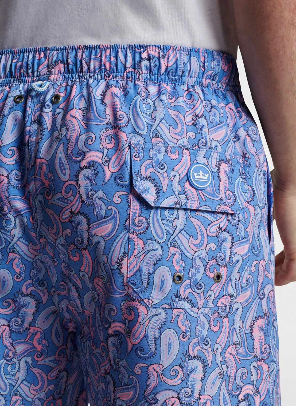 Peter Millar Seahorse Paisley Swim Trunk