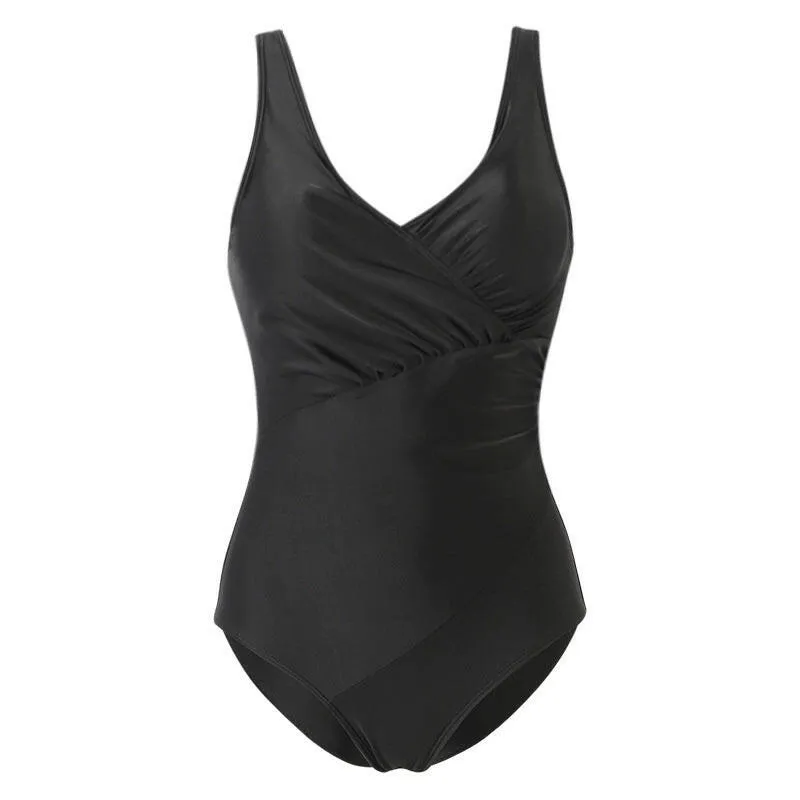 Rainbow Gradient One-Piece Swimsuit – European & American Bikini