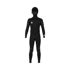 RB2 6/5/4 Hooded Fullsuit Juniors'- Black