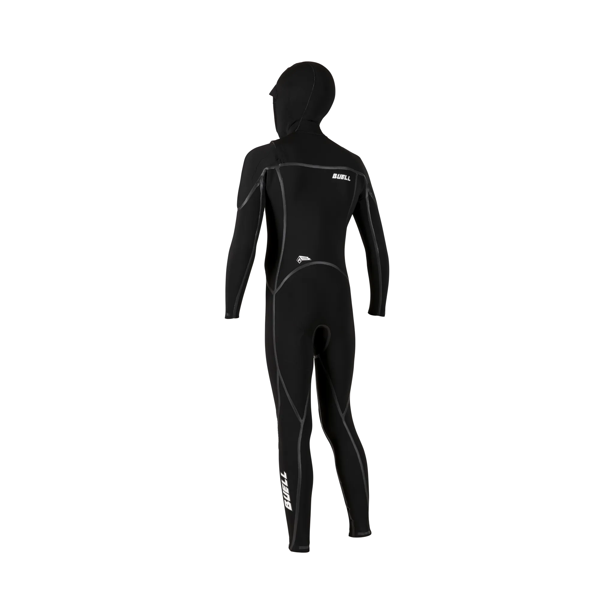 RB2 6/5/4 Hooded Fullsuit Juniors'- Black