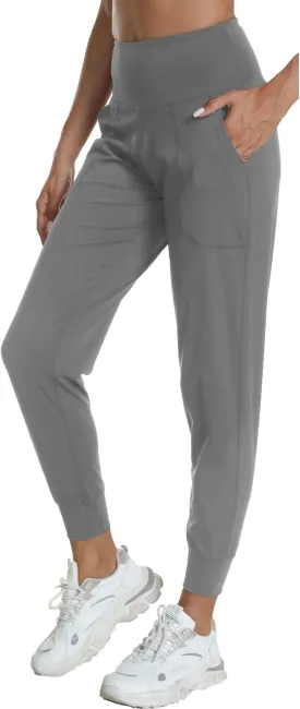 Rrosseyz Joggers Pants for Women-Quick Dry Sweatpants with Pockets for Travel Athletics Casual Outdoor