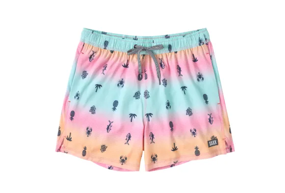 Saxx 5-Inch Oh Buoy 2N1 Volley Swim Trunks - Summer Ombre - Multi