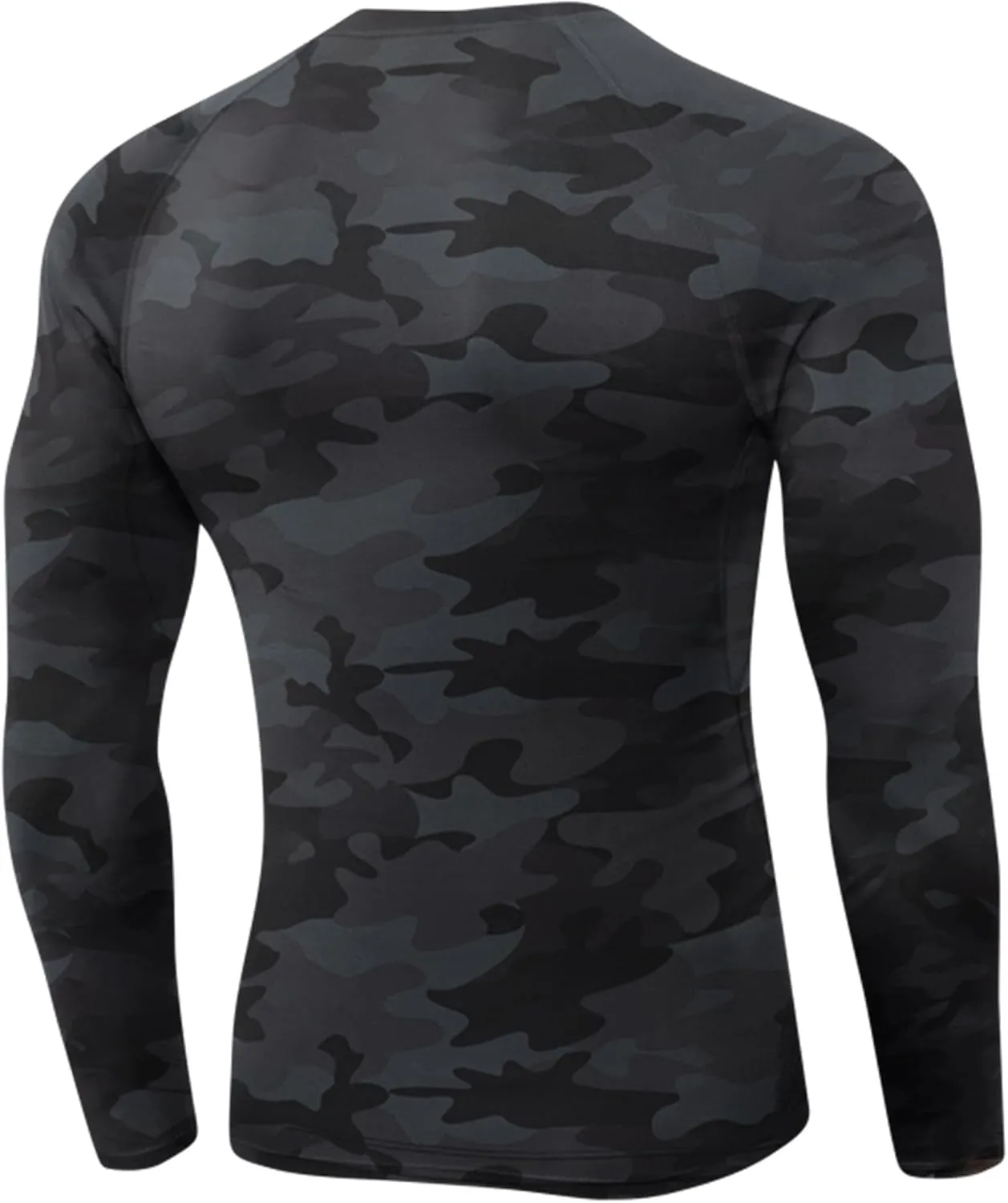 SPVISE 1 or 3 Pack Men's Compression Shirts Long Sleeve Workout Gym T-Shirt Running Top Cool Dry Sports Baselayer Undershirts