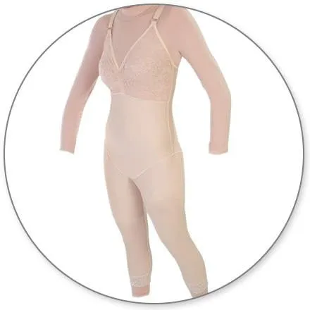 Style 28BNZ - Mid Calf Shaper Bra Top w/o Zippers by Contour