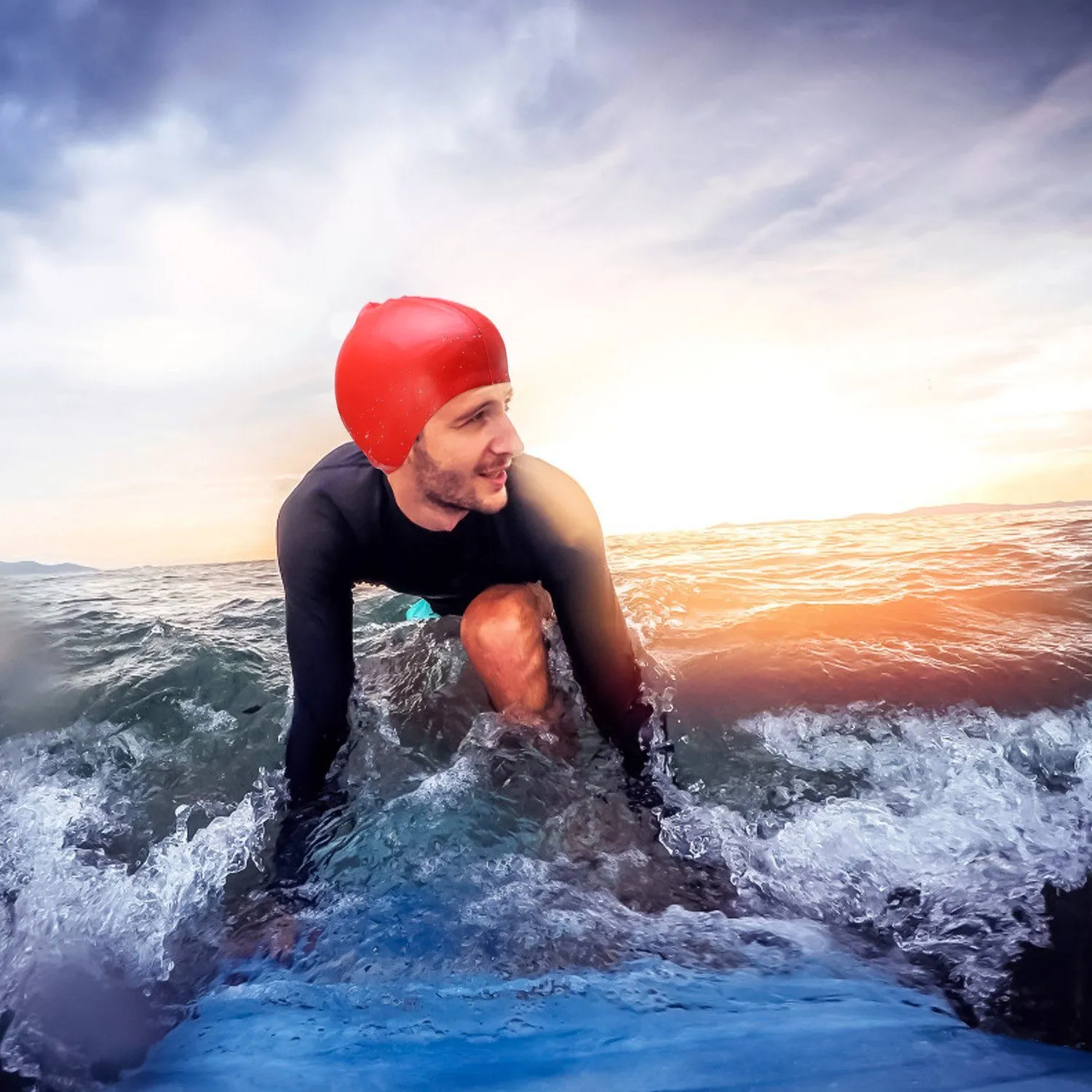 Swimming Cap Waterproof Silicone