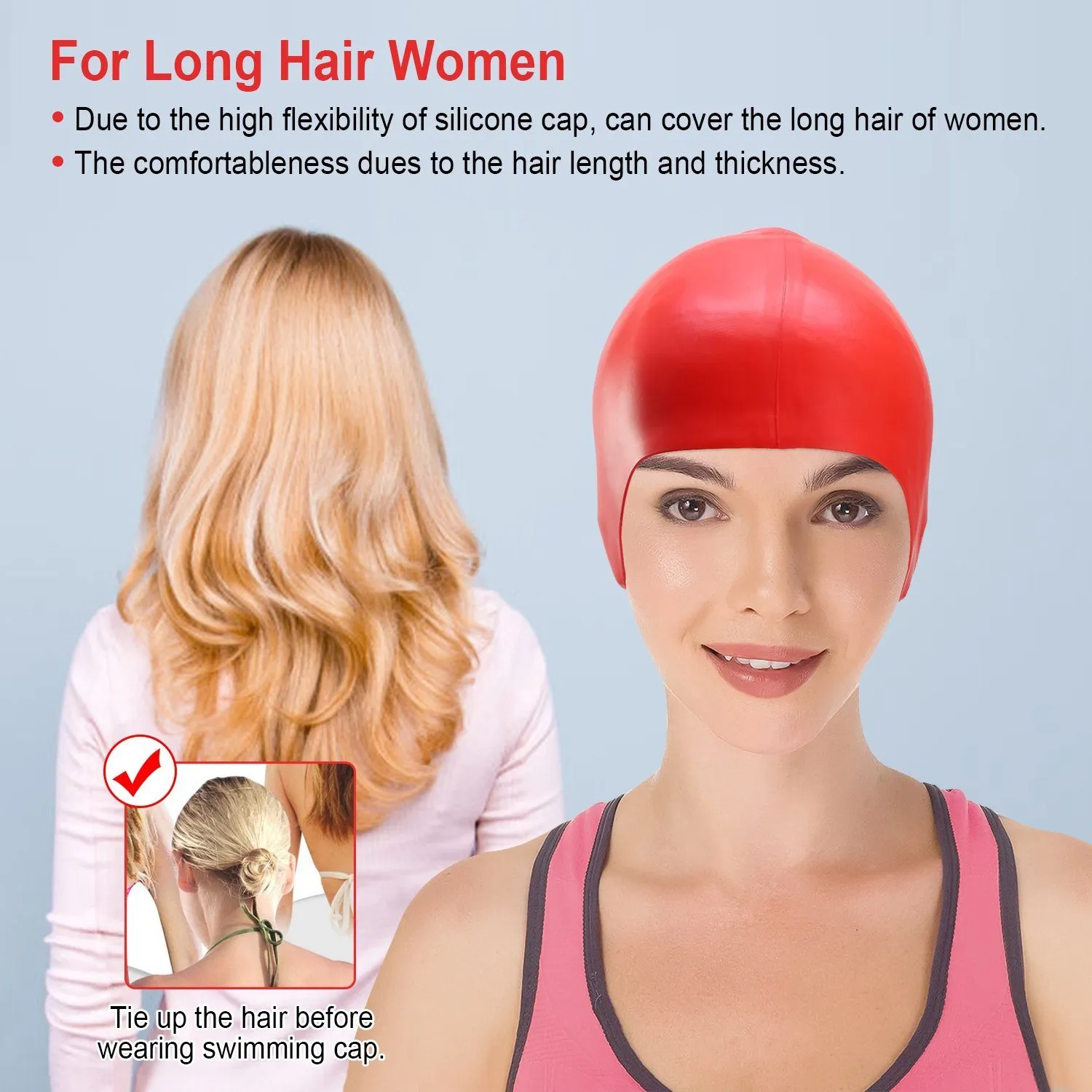 Swimming Cap Waterproof Silicone