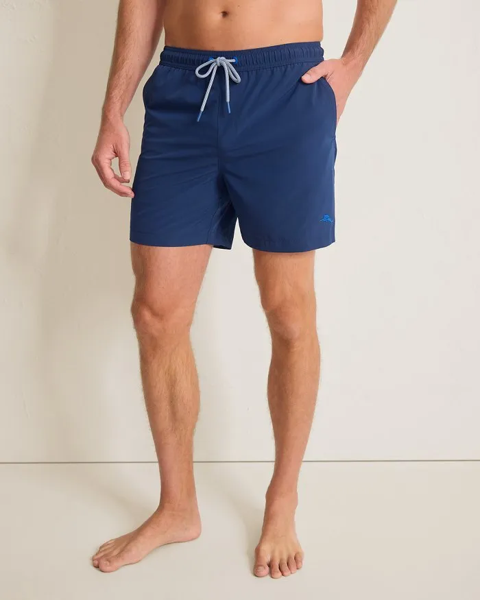 Tommy Bahama Men's 6-Inch Naples Valley Swim Trunks - Island Navy