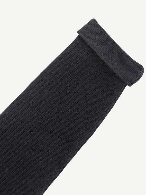 Tummy Control Retro Long Sleeve Shapewear Shirt Dress