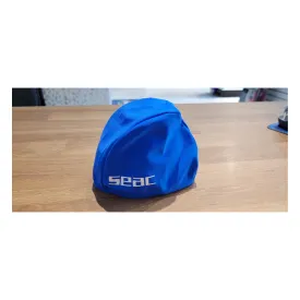 Used Seac Lycra Swim Cap Youth Blue