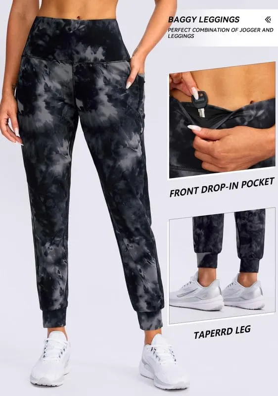 Viodia Women's Joggers with Pockets High Waisted Athletic Workout Yoga Jogger Pants for Women Tapered Sweatpants