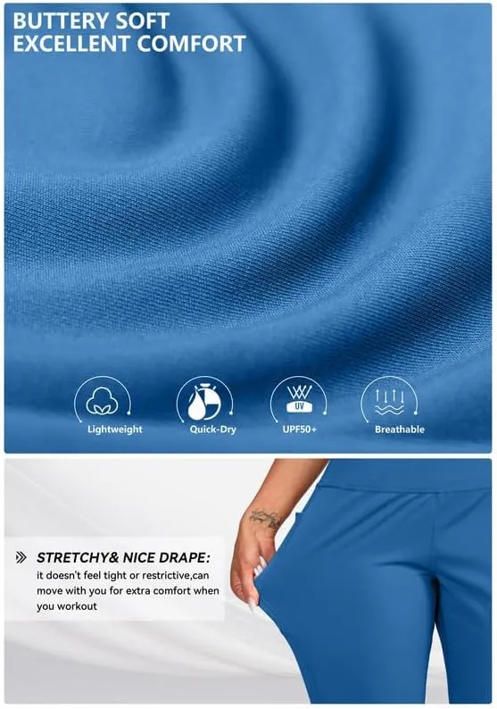Viodia Women's Joggers with Pockets High Waisted Athletic Workout Yoga Jogger Pants for Women Tapered Sweatpants