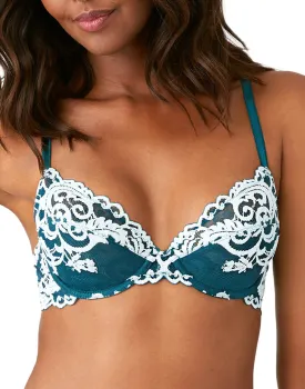 Wacoal Instant Icon Underwire Bra Deep Teal/Blue Glass 851322