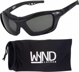 WYND Blocker Polarized Riding Sunglasses Extreme Sports Wrap Motorcycle Glasses